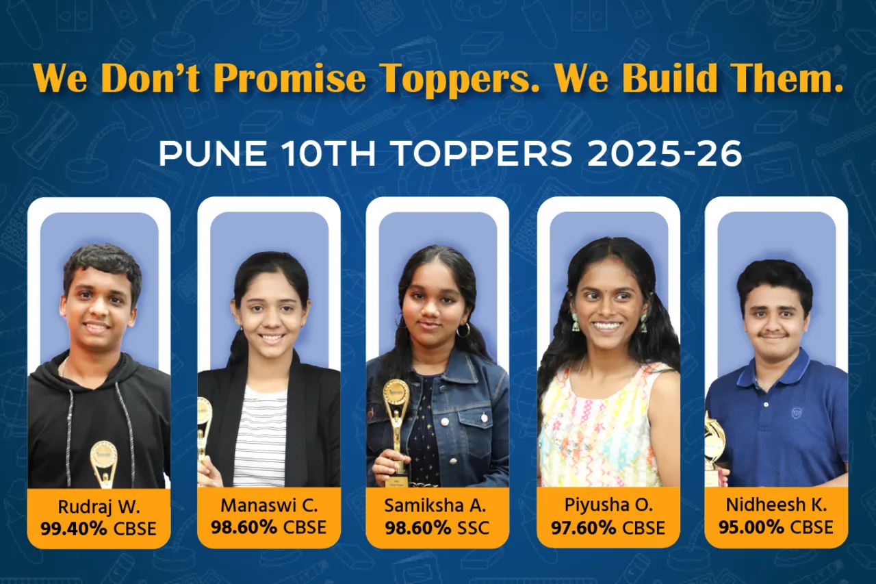 Pune 10th Toppers 2025-26 - We Don't Promise Toppers. We Build Them.